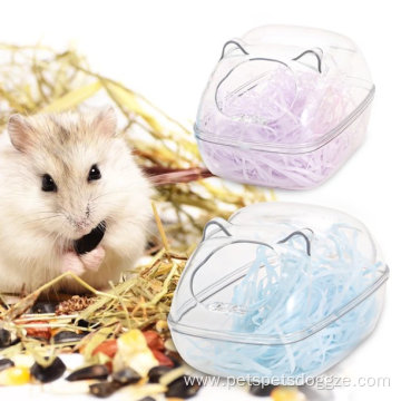 Sand Container Transparent Plastic Toilet for Small Pet